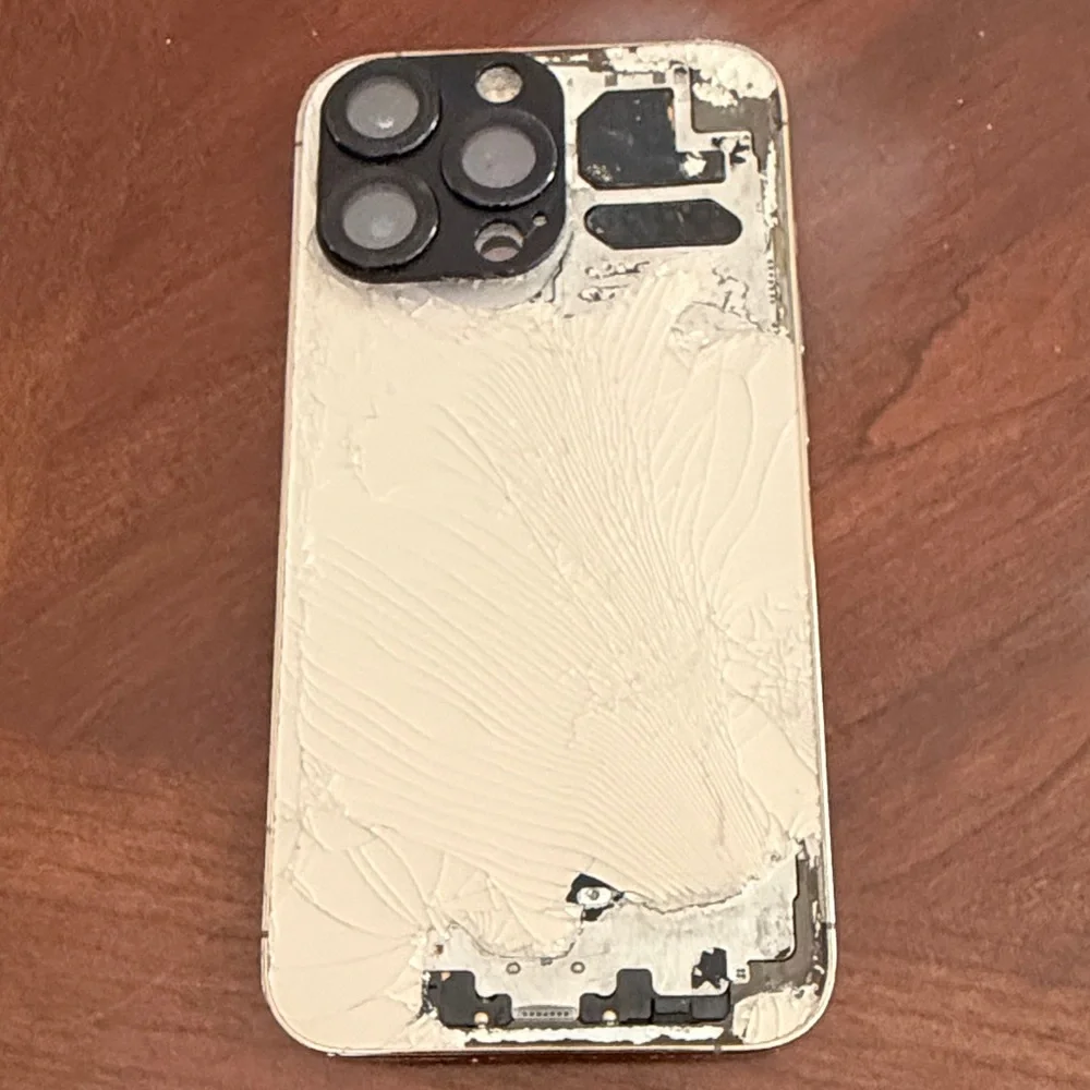 Prada Black Smartphone with Blue Display